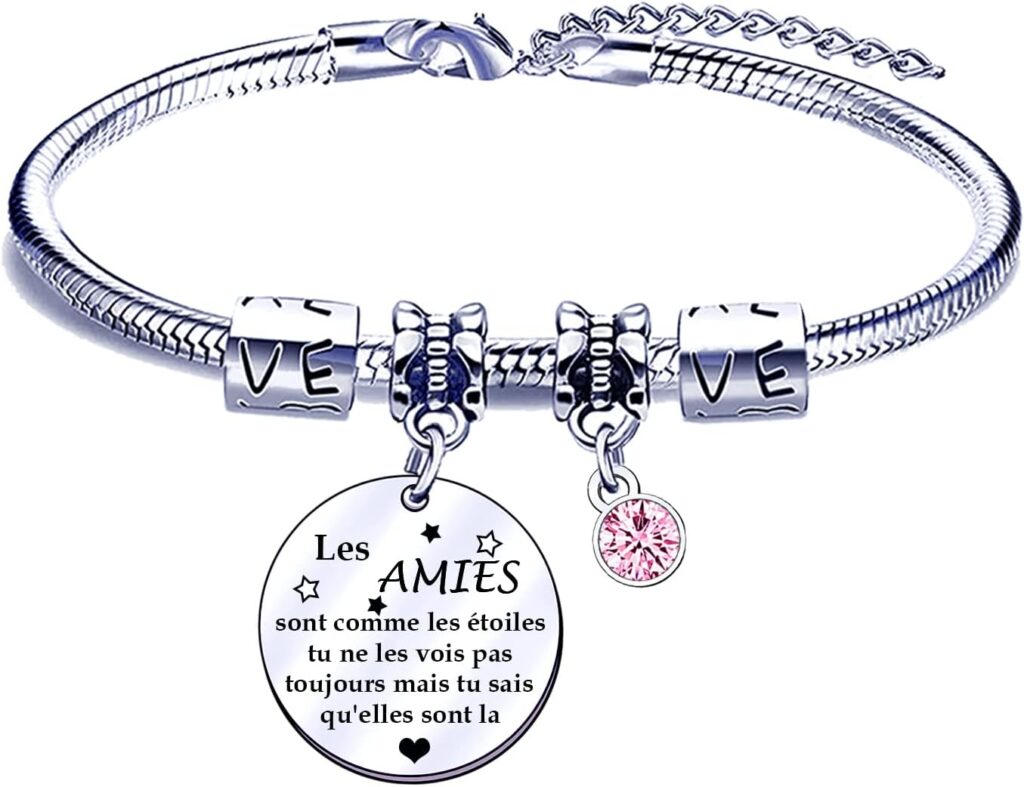FGHJK Cadeau Noel Amie Bracelets pour Amitié Cadeau Meilleure Amie Cadeau Amie Anniversaire Bracelet Amie Bracelet pour Amie Meilleure Amie Cadeau Cadeau Femme Amie Bracelet Femme